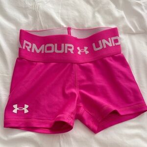 Under Armour Hot Pink Performance Shorts